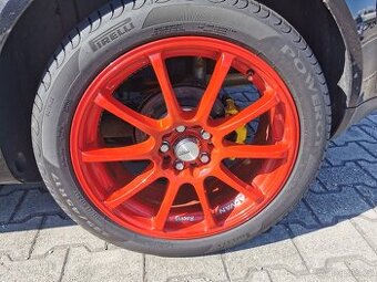 ALU kola ADVAN RACING RZ RED 17" + Pirelli POWERGY 225/45 - 1