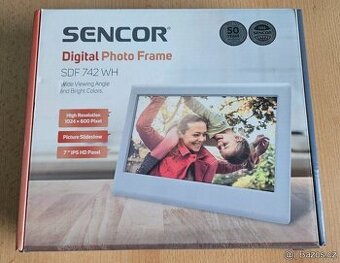 Fotorámeček Sencor SDF 742 bílý