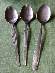 3x polévková lžíce DDR - 1