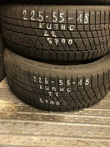 Zimní KUMHO 225/55/18 (2022 - 2x5,7mm)
