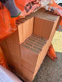 Cihly 30cm plněné vatou (ekvivalent Porotherm 30 T Profi)