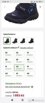 Dětské zimní boty Superfit