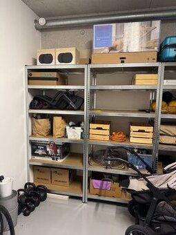 Regál 2200x1000x600 mm kovový zinkovaný 6-policový