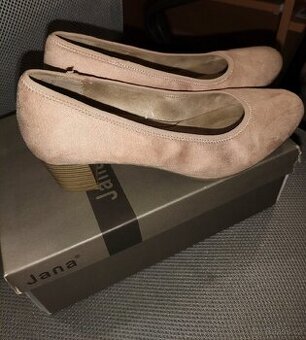 💎 NOVÉ Plesové Střevíčky JANA 40 H (Pohodlné/Širší Střih)