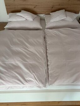 Bavlněné povlečení Renforcé Jasmine bílá