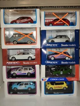 Abrex Škoda modely firemní 2