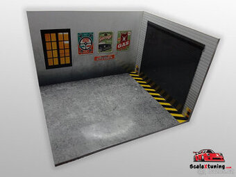 Dioráma pro modely 1:18 - Garáž - 25 ks - vhodné pro prodej