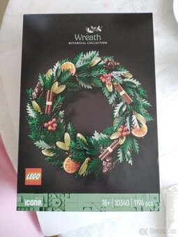 veliké LEGO - vánoční věnec - NOVÉ