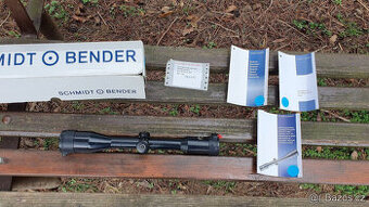 Puškohled optika Schmidt Bender s cervenym bodem 6x42 -