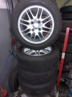 Prodám zimní alu kola ford focus se zimními pneu 195/60R15 8