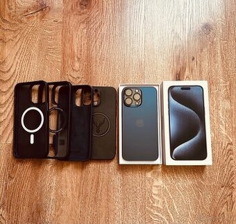 Apple iPhone 15 Pro Max 256 GB – Blue Titanium (modrý titan)