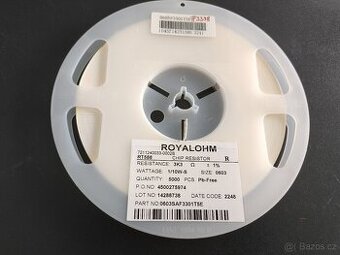 Eletro součástky - SMD kondenzátor, odpor