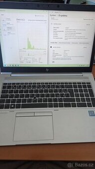 HP Elitebook 850 G5 I5-8350u, 12GB RAM, 256GB , Win 11 pro