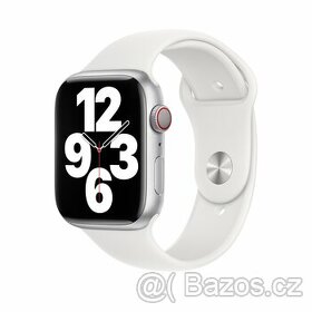 Apple Watch White Sport Band / bily sportovni reminek 45mm - 1