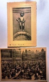 2 staré pohlednice - BRUSEL.