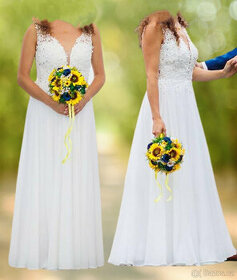 Svatební bílé šaty