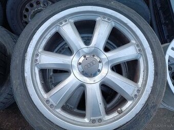 Litá kola 5x112 r18  s pneu  225/40 R18 - 1