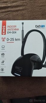 Anténa pokojová EMOS EM-004, 0–25 km DVB-T2 (2702009000) - 1