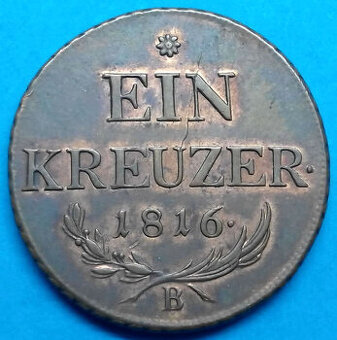 Stará mince r. 1816 František I. (1.)