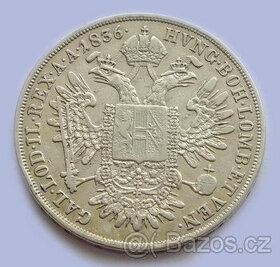 Ferdinand V., půltolar (zlatník) 1836 A,originál,vzácný typ
