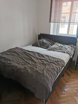 IKEA Bett SLATTUM plus VESTERÖY Matress - 1