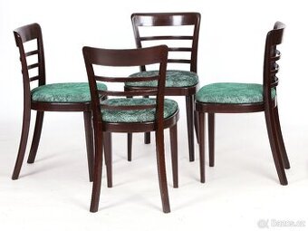 4x jídelní židle SETONA, nové čalounění, 1958