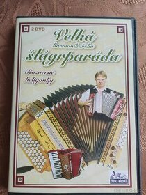Velká harmonikářská šlágrparáda 10 DVD a 4 CD