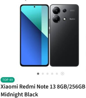 Prodám telefon Xiaomi redmi note 13 pro 8GB/256GB v be
