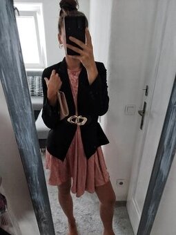 Dámské letní růžové tygrované šaty Boho Queen Bee Asos