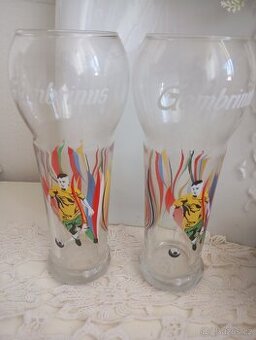 Retro sklenice Gambrinus, kus