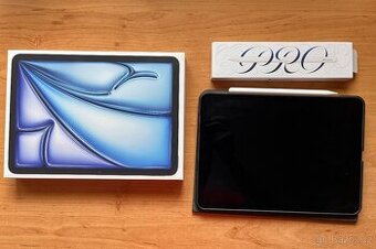 iPad Air M2 2024 (11 palců, 128 gb) MODRÁ + Apple Pencil Pro