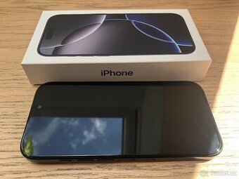 iPhone 16 Pro 128GB, černý titan