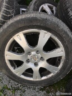 Alu kola 16” 5x112 Škoda a zimní pneu 205/55R16