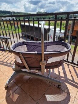 CHICCO Postýlka/lehátko/židlička Baby Hug Air 4v1 - Dark Gre