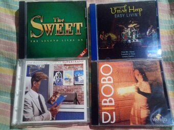 CD AHA, KELLY FAMILY, YES, GILLAN, N. HAGEN, LAIBACH, BÍLÁ