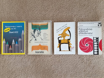 Knihy - různé (Karate, počítače, fotografie,...)