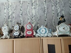 Porcelánové hodiny DUX