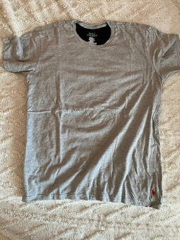 Šedé unisex tričko Ralph Lauren - L