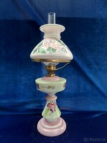Petrolejová lampa - fial