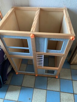 Odrážedlo, koloběžka, domeček