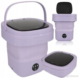 Přenosná skládací pračka - Mini skládací cestovní pračka s f