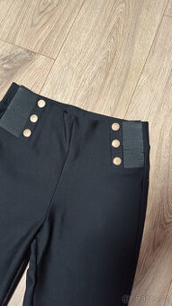 Nové černé kalhoty/legíny S - 1