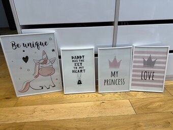 Plakáty pro holčičku - bez rámečku - 1