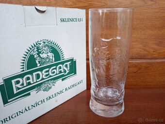 Pivní sklo Radegast 0,5