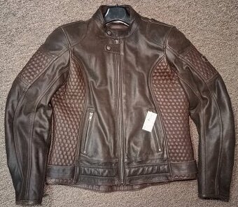 SPIRIT MOTORS - zánovní dámská kožená bunda v. L