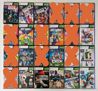 Kinect hry na Xbox 360 Praha