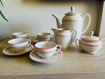 Čajový servis - 40. - 50. léta  (15ks)