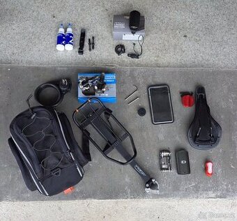 Kvalitní výbava na kolo (Ibera, Giant, Crankbrothers, Shiman