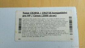 Prodám toner pro laser tiskárny HP - Canon - 2500 stran
