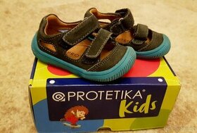 Protetika Berg Navy letní dětské kožené barefoot boty vel.19 - 1